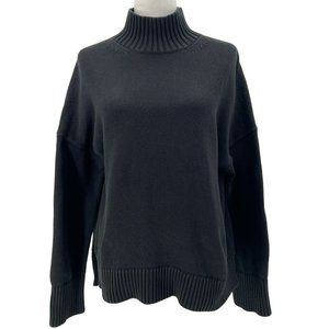 Everlane High Neck Thick Knit Gray Sweater Womens Small